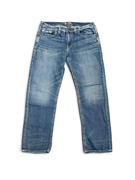 Silver Jeans Co. Other - Silver Jeans Co Grayson Mens Jeans W36 L32 Straight Leg Medium Wash Stretch Deni